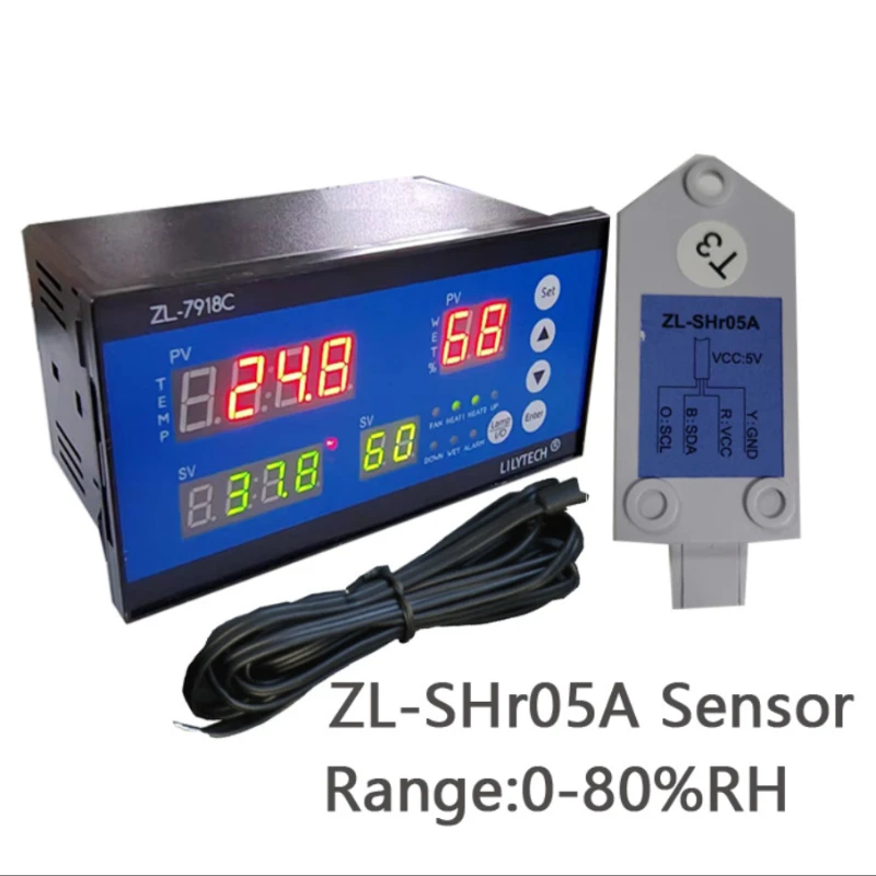 LILYTECH, ZL-7918C, Fahrenheit Celsius Incubator controller, ZL-7918A, ZL-7901A, ZL-7801A, Multifunctional Automatic Incubator