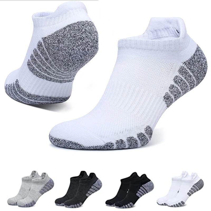 

Professional Fitness Sports Socks Towel Bottom Non-Slip Running Socks Men Women Short Quick-Drying Basketball Training Sox