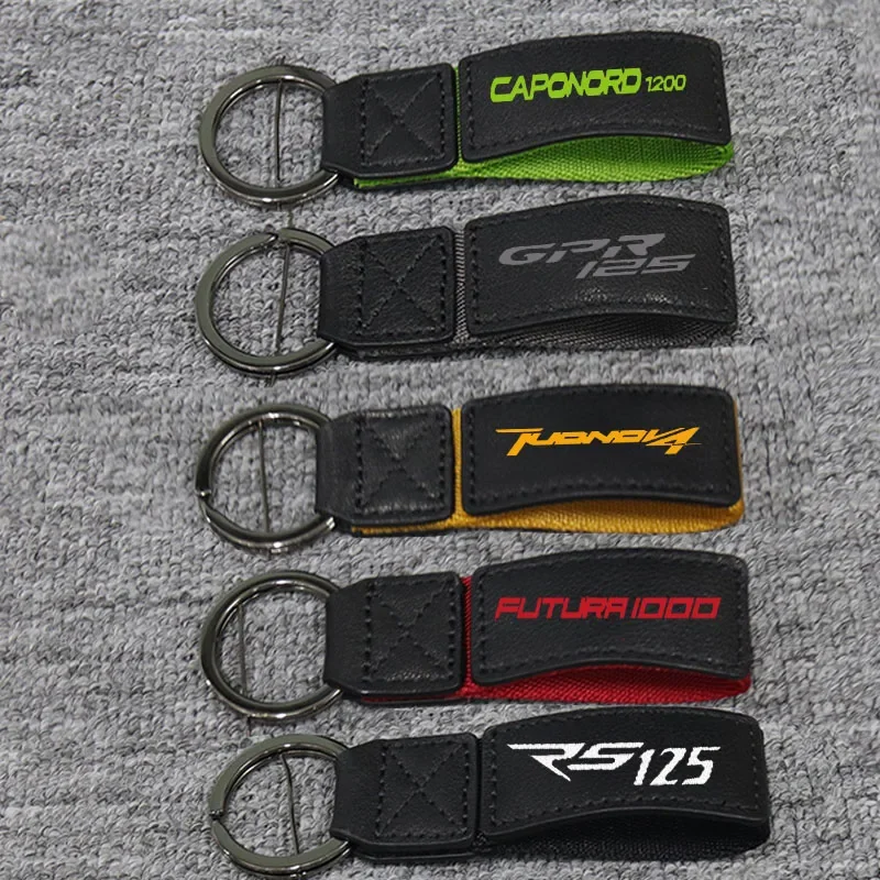 3D Key Holder Chain Collection Keychain For Aprilia NCaponord 1200 ABS Rally GPR125 TUONO V4R/Fabbrica RST 1000 FUTURA RS125