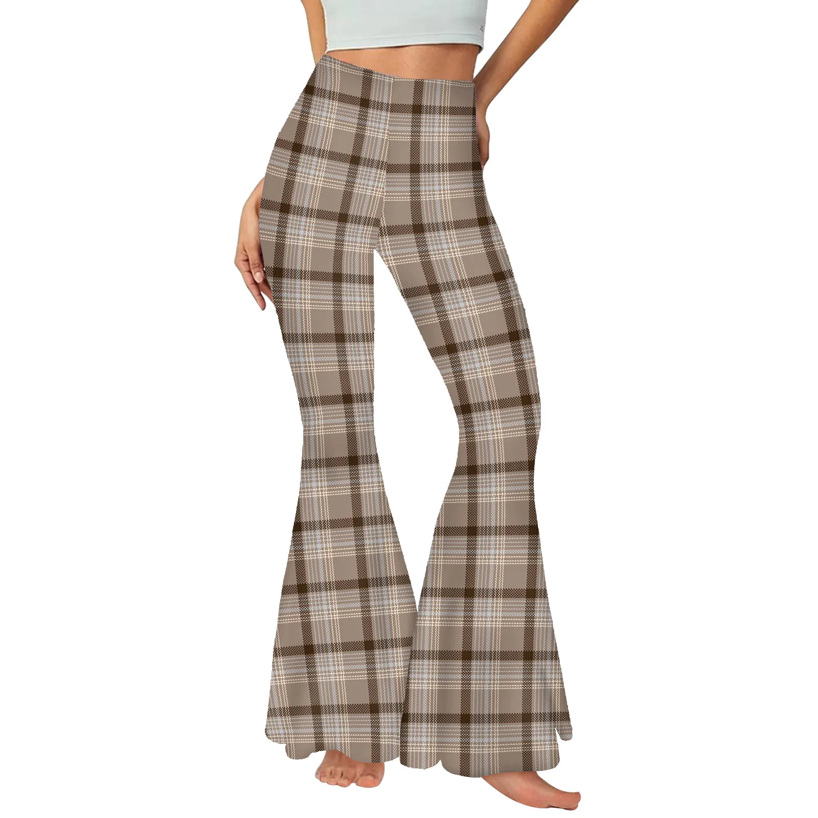 [أنت سريتي] Y2k سراويل مضيئة عالية الخصر واسعة الساق سراويل نسائية مرنة غير رسمية ملابس الشارع الشهير سراويل رياضية مرقعة قيعان