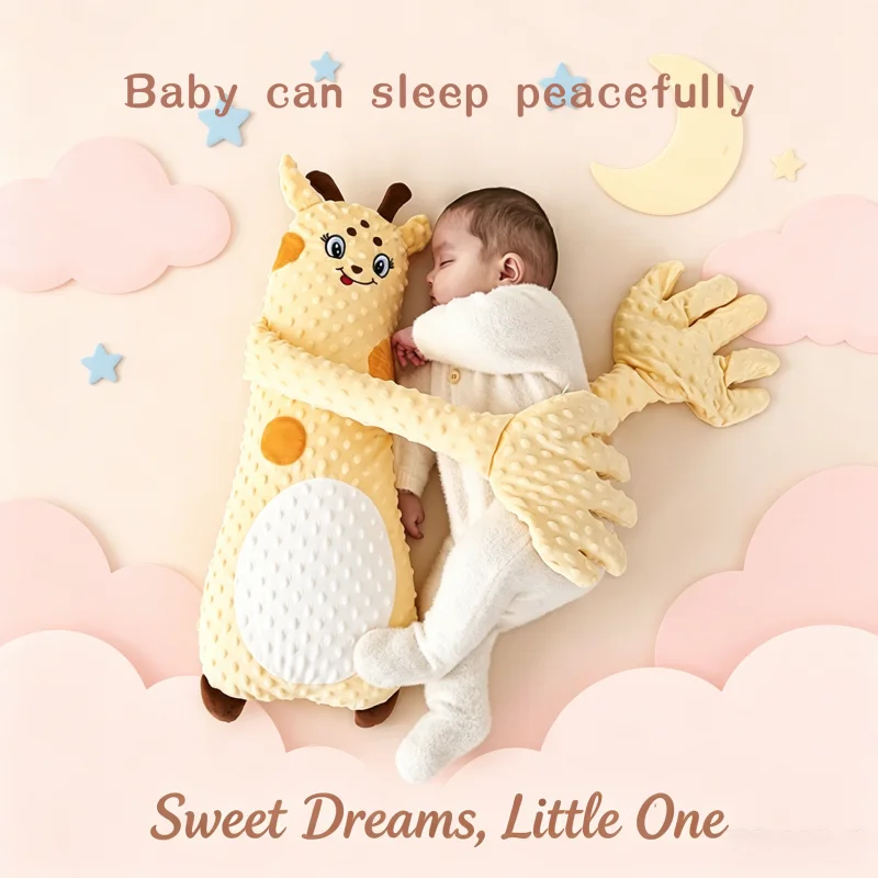 -nuevo-muneco-de-peluche-para-dormir-con-control-remoto-3-niveles-ajustables-almohada-electrica-para-bebes-con-funcion-de-palm-patting-relajante-para-ninos-pequenos