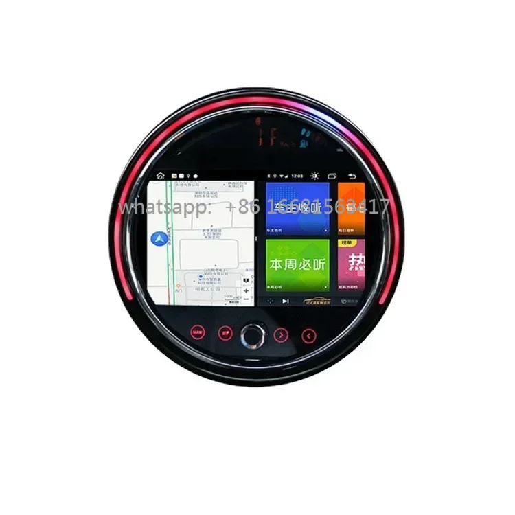 For 2007-2013 BMW MINI Android Navigation Colorful Ambient Light Octa Core 4 + 64G Wireless Carply