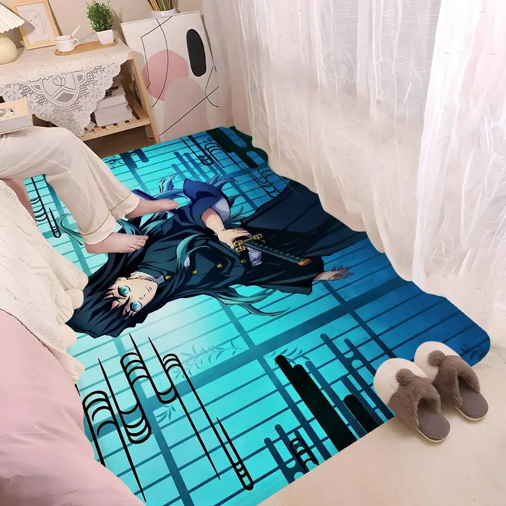 Muichiro Tokito Floor Mat Rectangle Anti-slip Home Soft Badmat Front Door Indoor Outdoor Mat Hotel Decor Mat