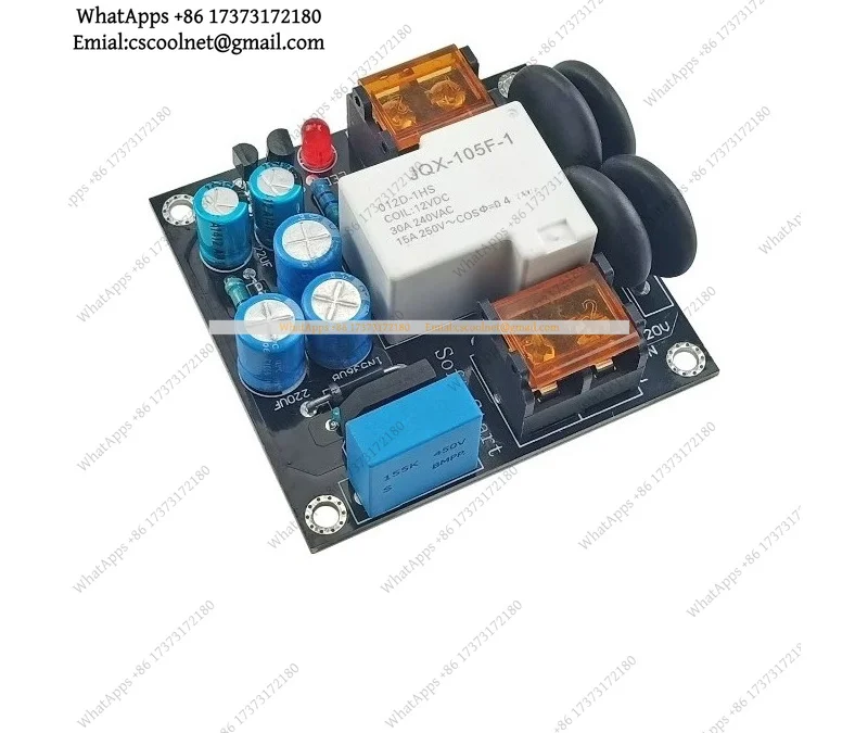 GHXAMP Amplifier Power Supply Soft Start Board High Power High Current Relay For Class A 1969 Audio Amp 1500W Electronic Parts