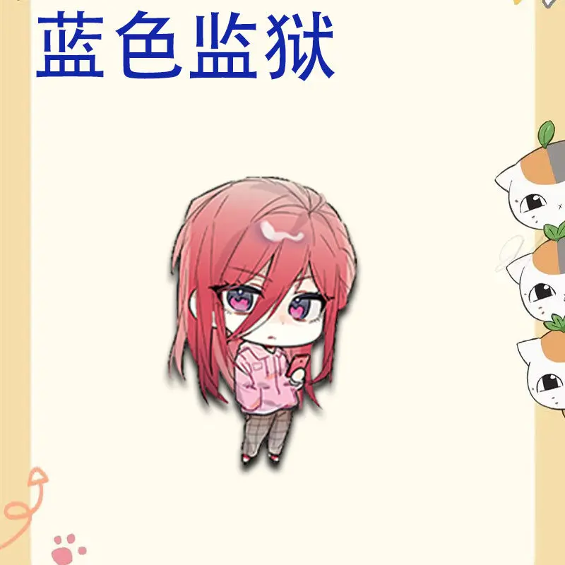 アクリルバッジ漫画ピン,DIY装飾,バックパック服アクセサリー,青いロック,いさぎ,yoichi,bachira,meguru