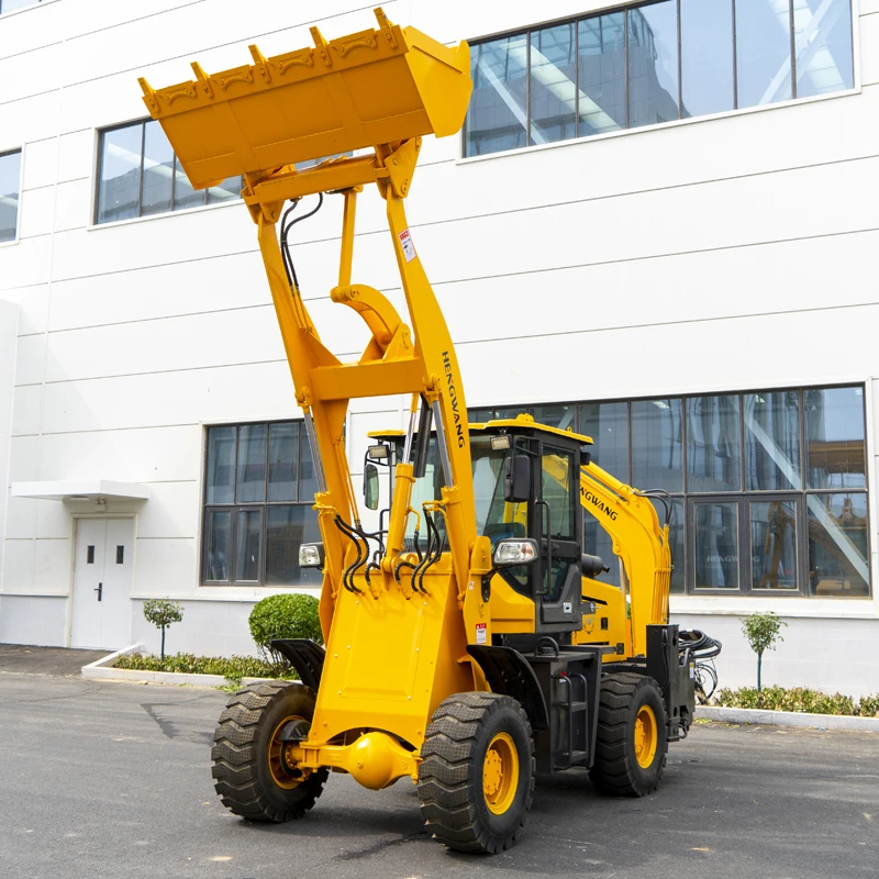 Heavy Duty Backhoe Excavator Loader 4WDHydraulic Loader 5ton Construction Machinery Factory Customization Mini Articulated