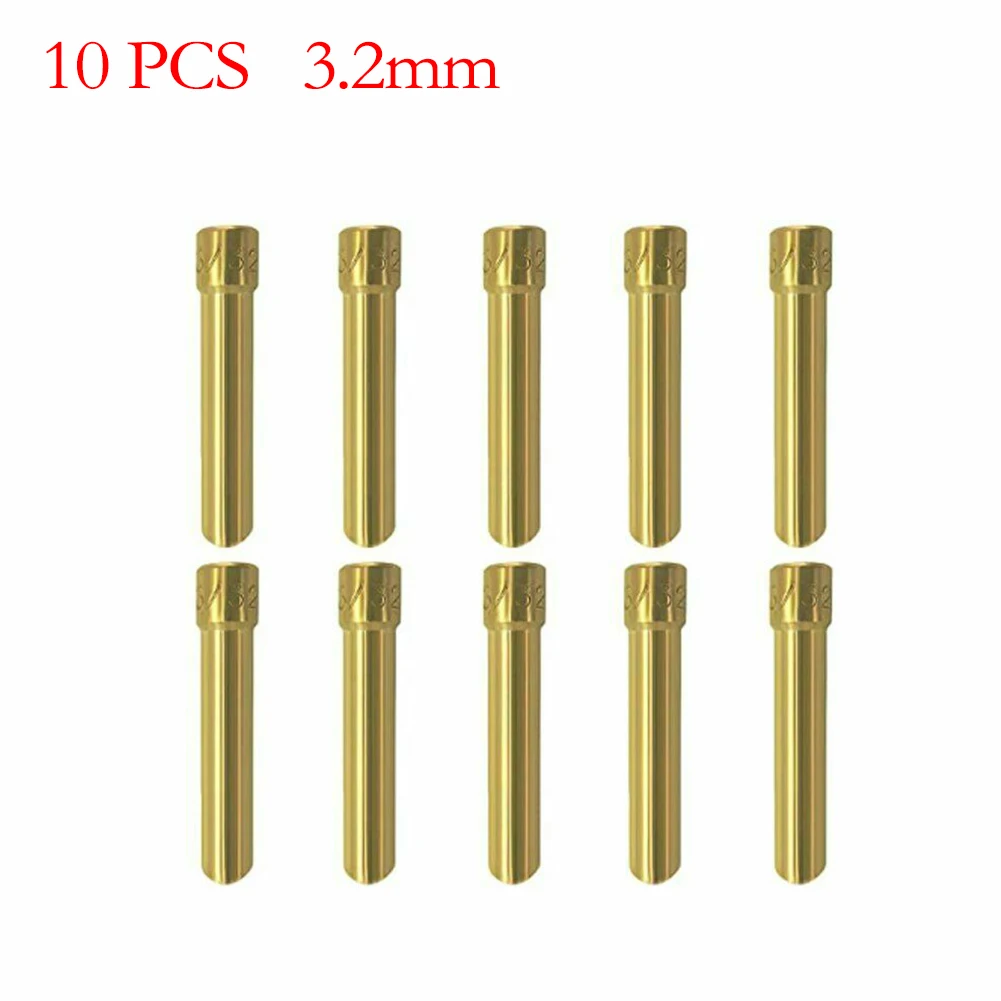 Industry Electrode Collet Collets Kit Torch TIG Tungsten 10 Pcs Accessories Parts For TIG Torch Series 17/18/26