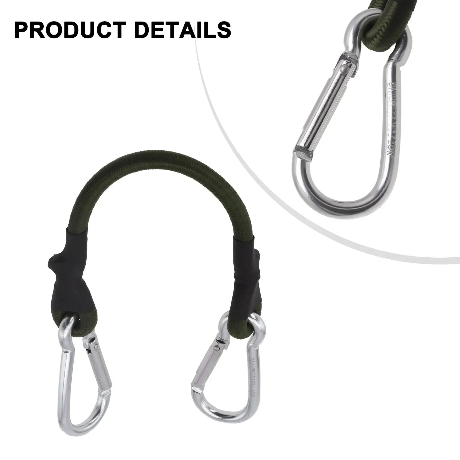 Maximale Last von kg Karabiner-Bungee-Kabeln Karabiner-Haken kabel brechen die Verwendung ab, wenn Teile lose oder abgelöst werden
