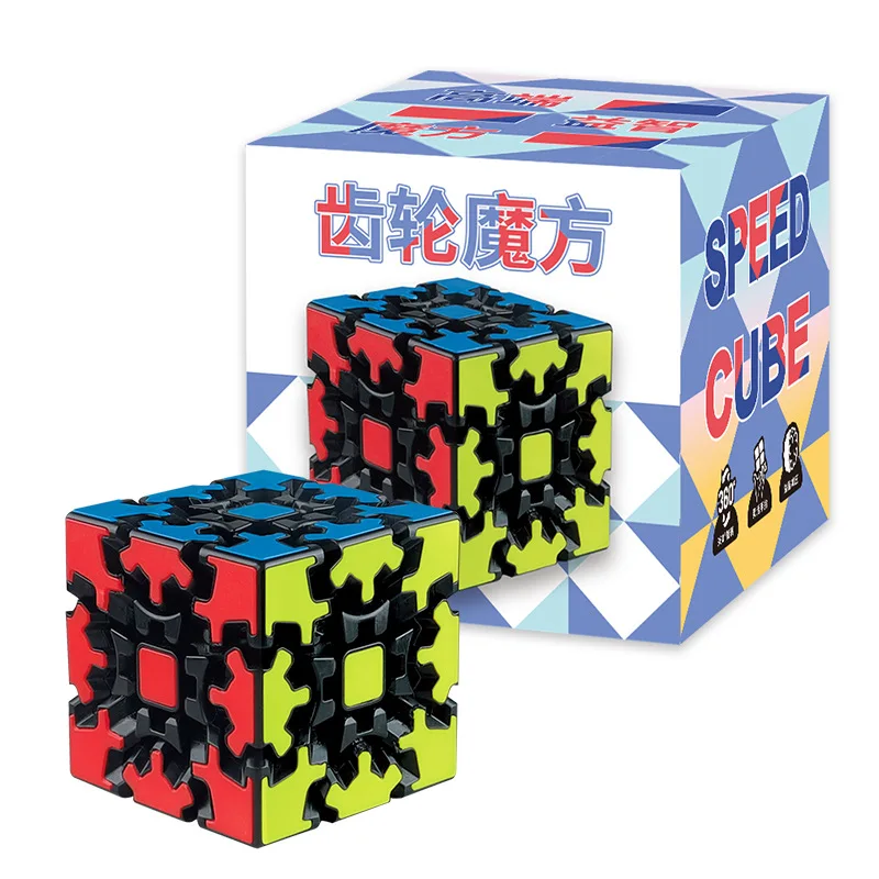 Yu mo mais novo engrenagem 3x3x3 cubo mágico mofangge velocidade engrenagem piramindo cilindro esfera profissional cubo mágico engrenagem puzzle série brinquedos