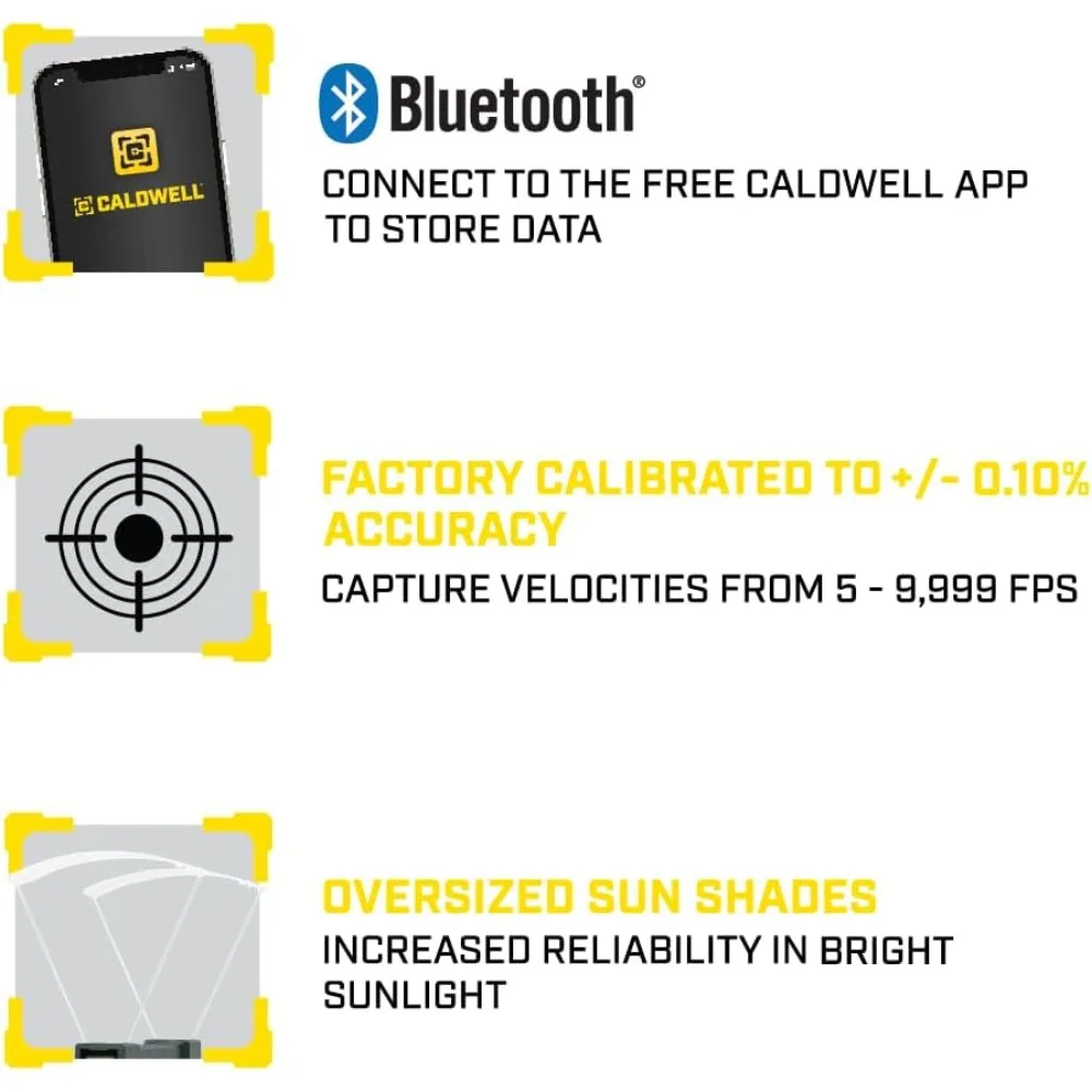 US Shipping Ballistic Precision Chronograph with Sun Screen Large LCD Display FPS MPS Readings for Shooting Range - view 4