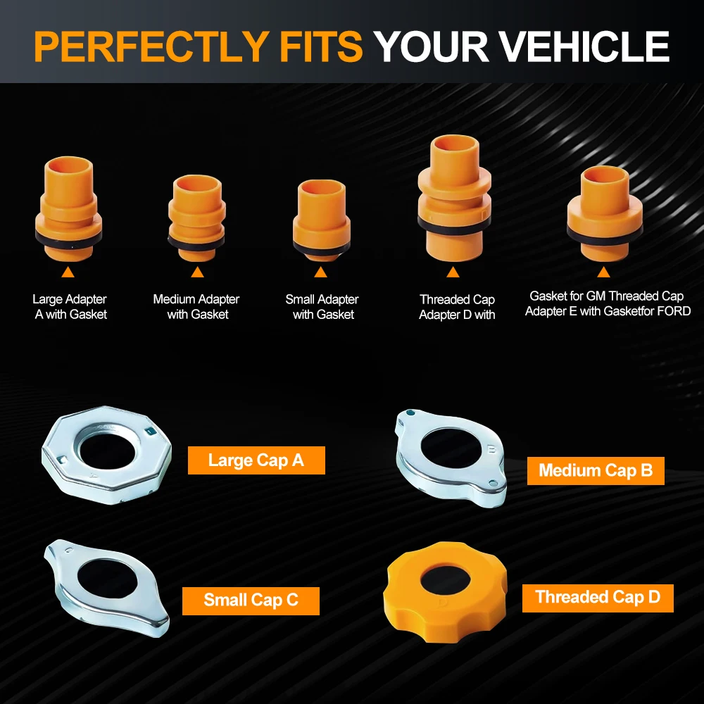 ชุดเติมสารหล่อเย็นป้องกันการรั่วไหลเทน้ํามันเครื่องมือ Fit Universal ยานพาหนะพลาสติกบรรจุช่องทาง Spout