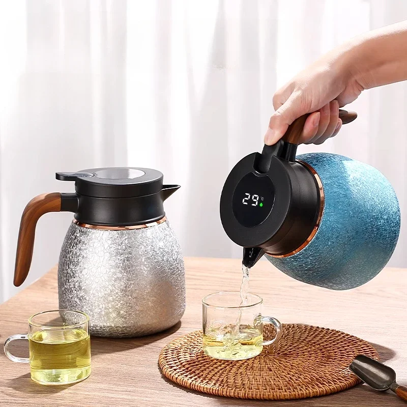 The New Domestic Titanium Thermal Insulation Pot Braised Teapot Large Capacity Teapot Tea Separation Thermal Insulation Pot