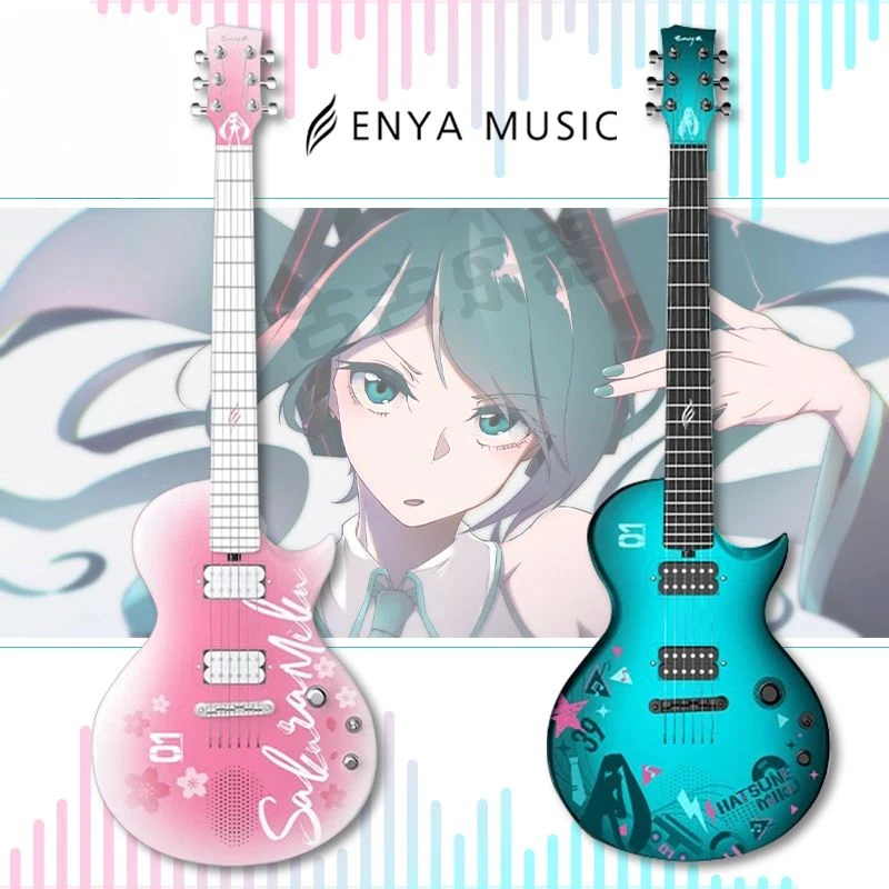 Guitarra Elétrica Enya-Smart Carbon Fiber, Enya Nova Go Sonic, Hatsune Miku Joint, Homens e Mulheres