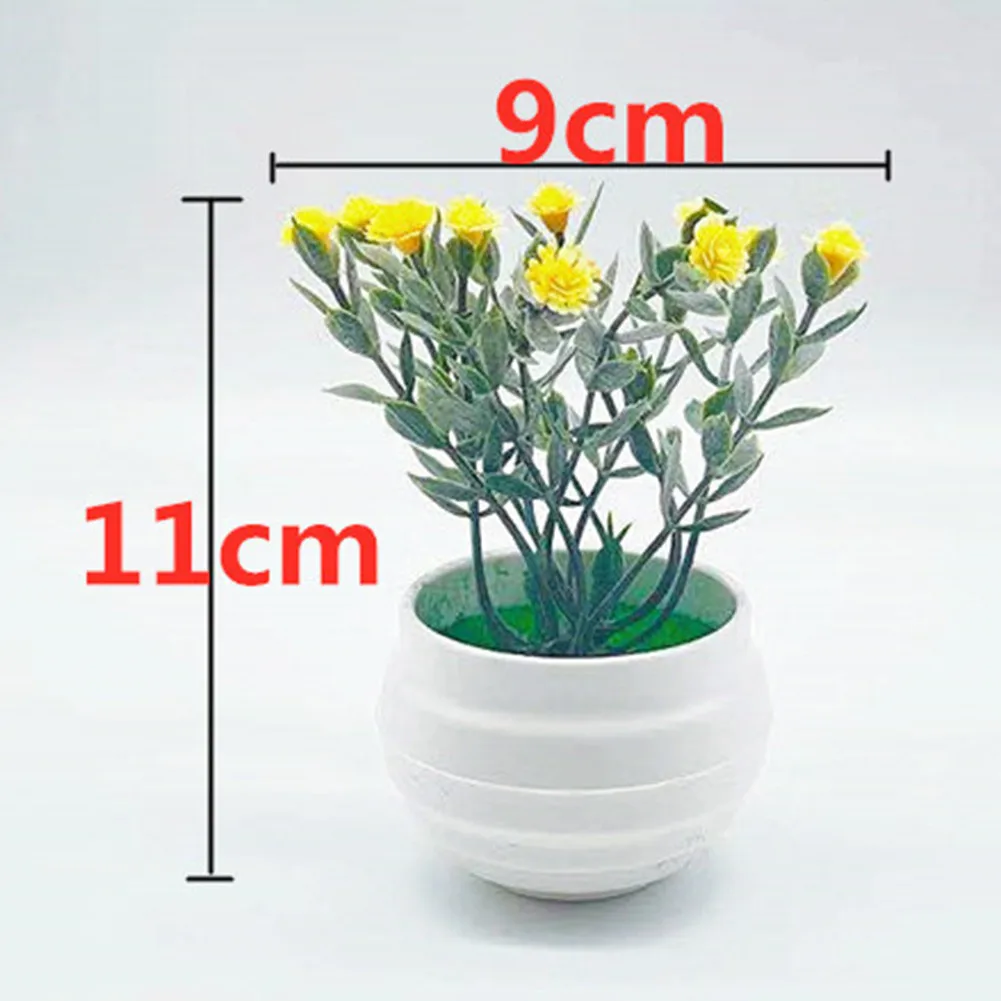 

Home Supplies Wedding Decoration Artificial Flower Garden Tree Simulation Gypsophila Small Potted Bonsai Ornament PP Plastic