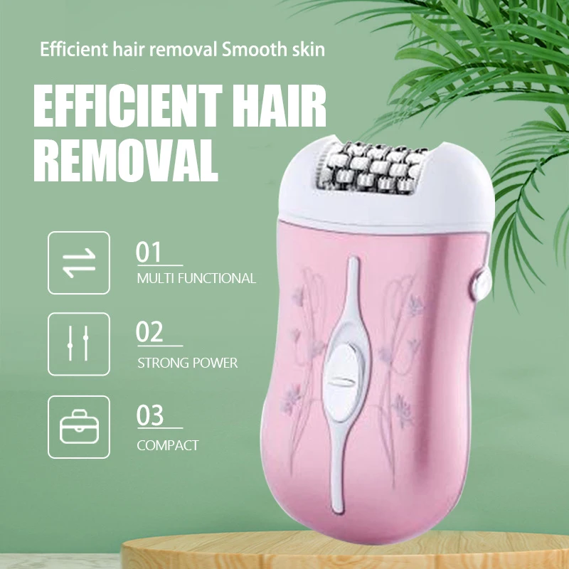 Kemei Original 3in1 washable Epilator Electric Female Face Body Hair Removal Leg Bikini Lady Shaver Remover Callus Rechargeable