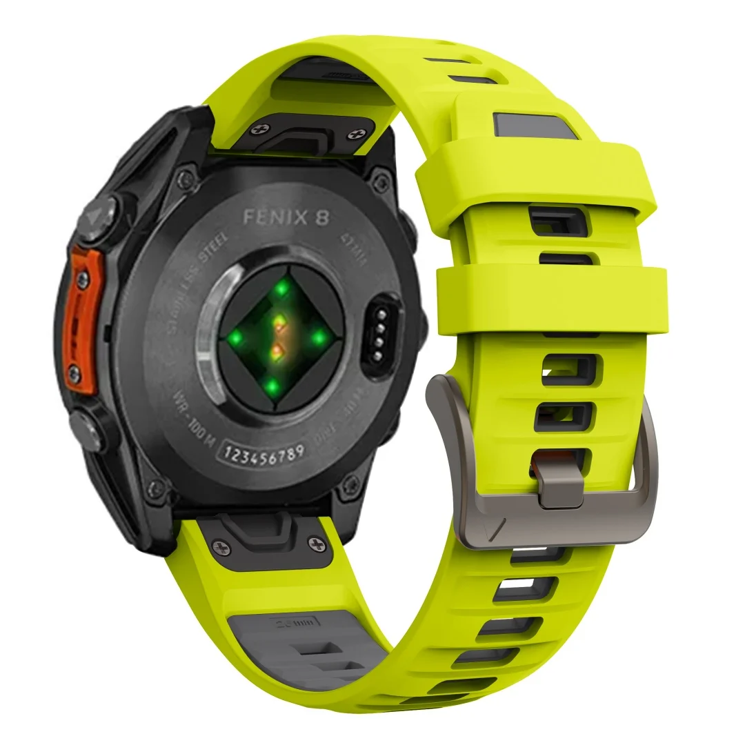 QuickFit 22mm 26mm Silikonarmband für Garmin Fenix 9 Pro 8 7 7X 7Pro 6X 6 5 5X/Epix 2 47mm 51mm Atmungsaktives Armband Uhrenband – Detail 6