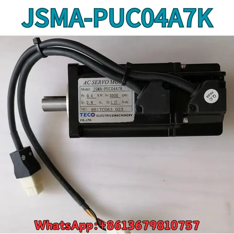 

Used Servo motor JSMA-PUC04A7K 0.4kw test OK Fast Shipping