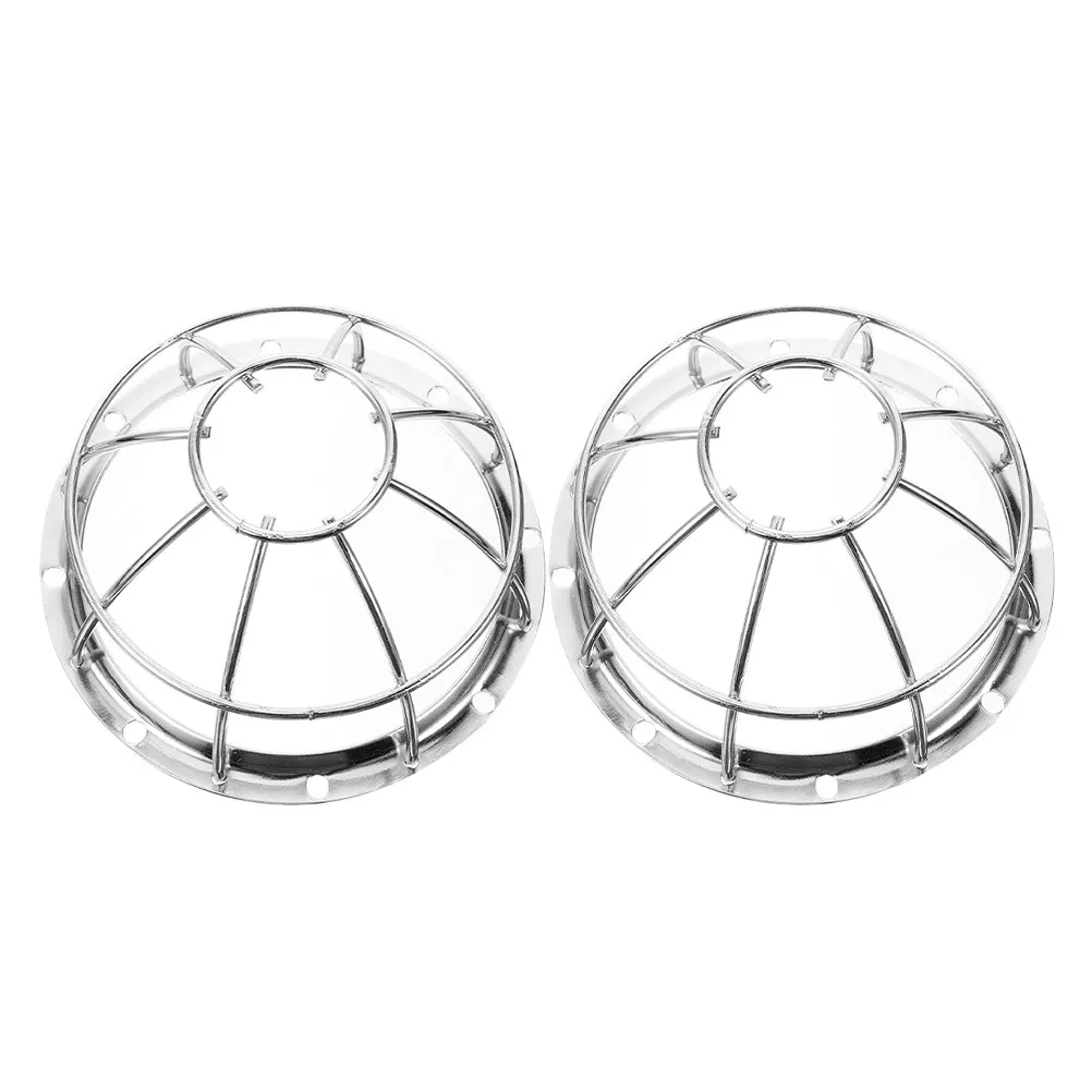 

2Pcs Smoke Protective Cage Explosion-Proof Iron Wire Guard Collision Cover -Theft Fire Sensor Shield for Home