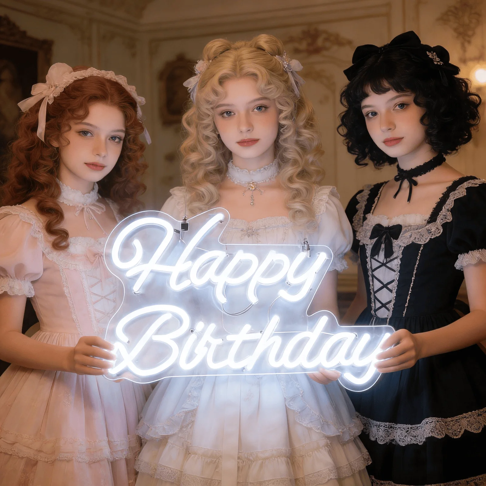 

Happy Birthday Neon Light Neon Sign for Bedroom Living Room Party Wall Art Backdrop Decor Lamp Sign USB Powered Neon Sign light