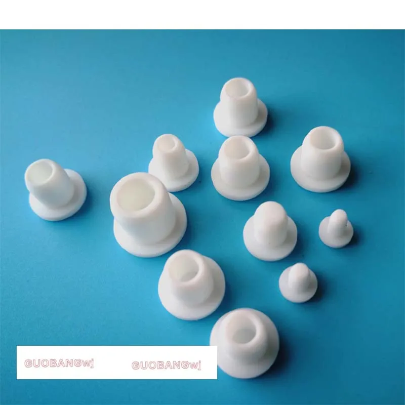 

20PCS 2.7mm-8.5mm White Silicone Rubber Hole Plugs Solid T Type High Temperature Seal Stopper Dustproof Plug