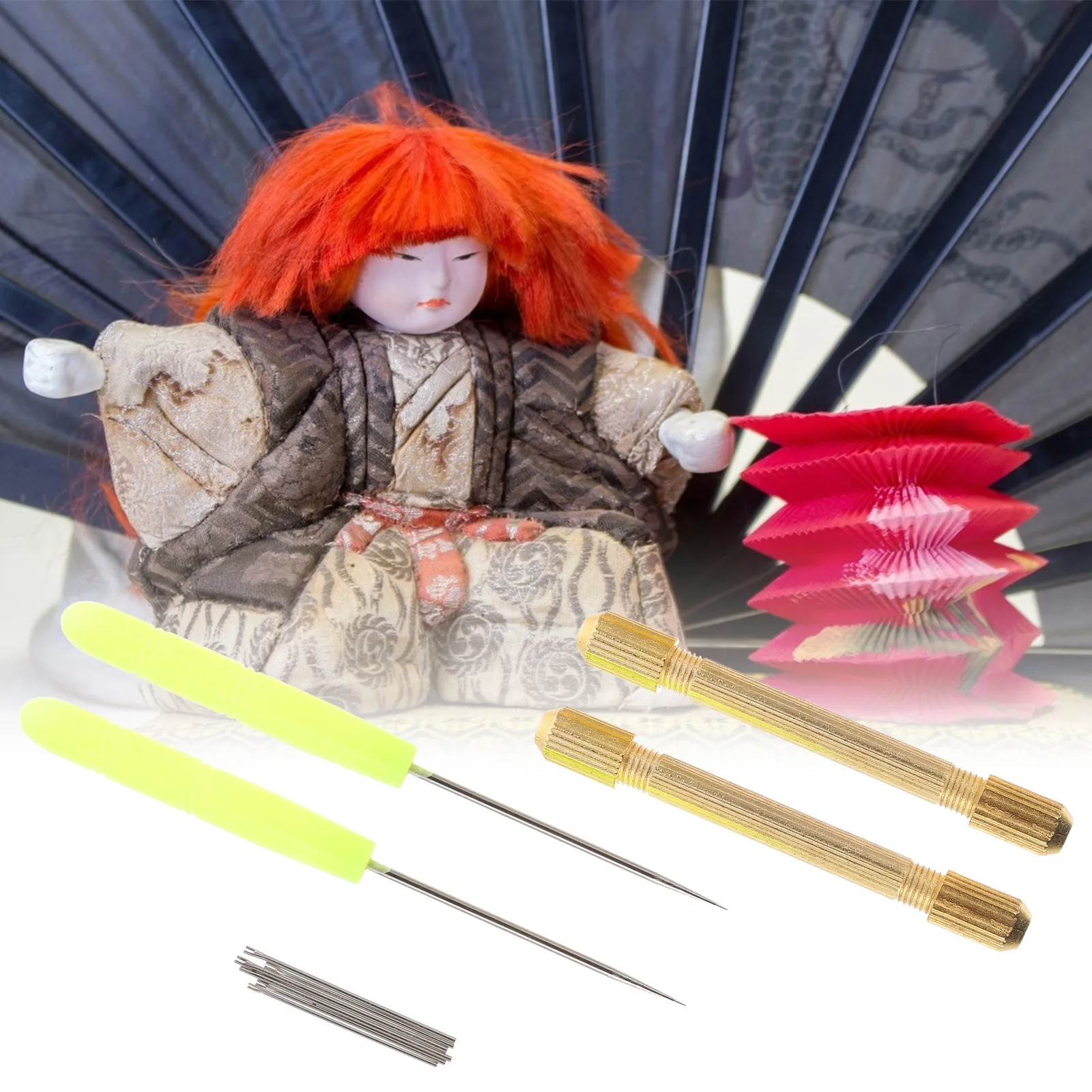 

1Set Hair Rooting Tool Kit Micro Ring Needles Essential DIY Hair Rerooting Repair Holder for Making Supplies