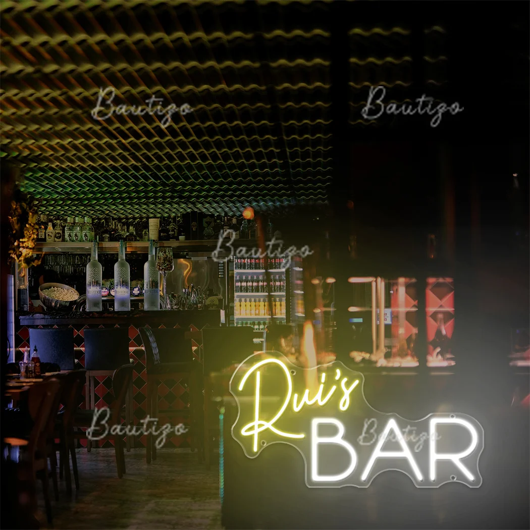 Neon Sign Custom Bar Decor LED Name Wall Art Decoration for Bar Business Neon Light for Commercial Shop Sign Room USB Neon Signs