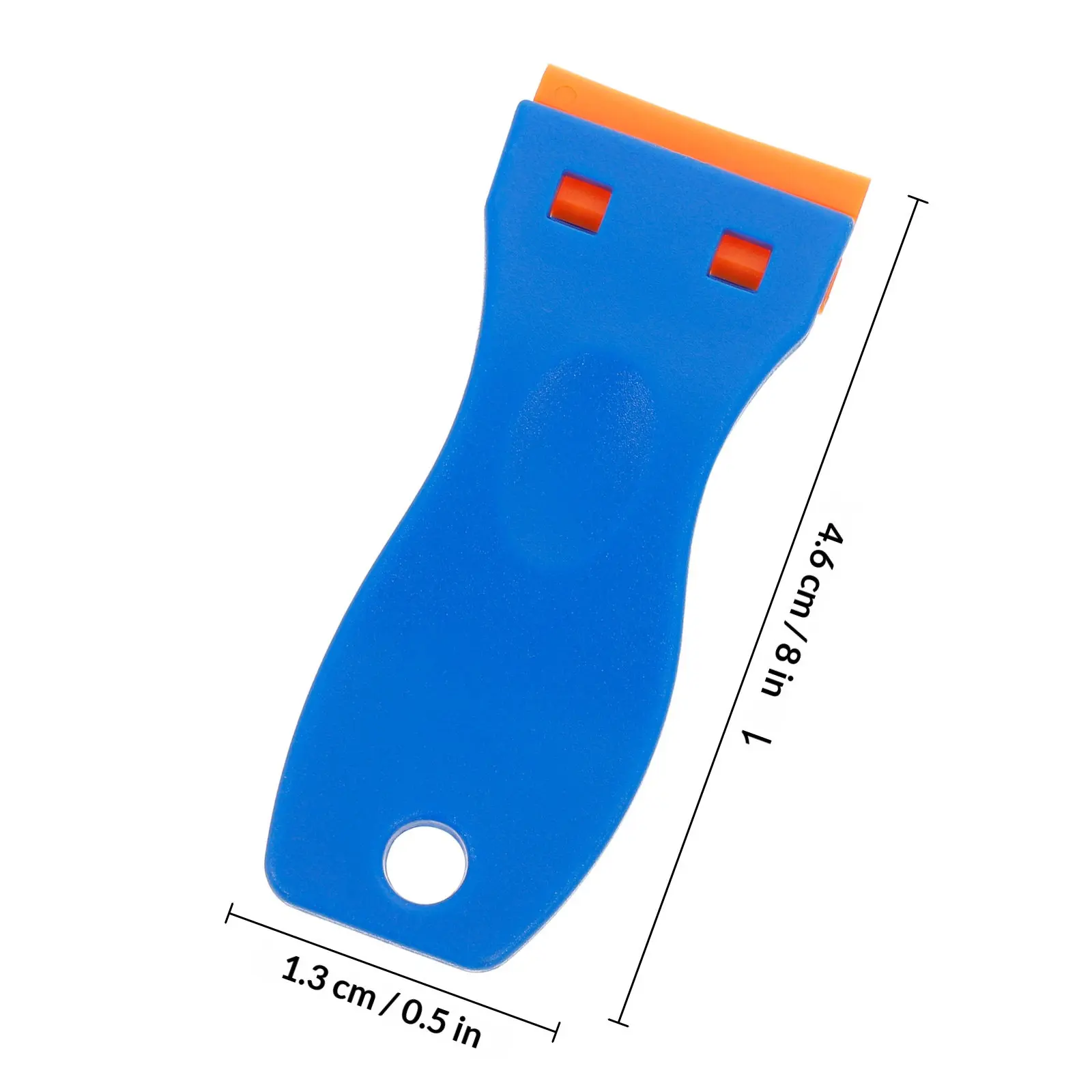 Plastic Scraper Blade Sticker Glue Residue Remover for Car Film Decals Windows and Smooth Surfaces