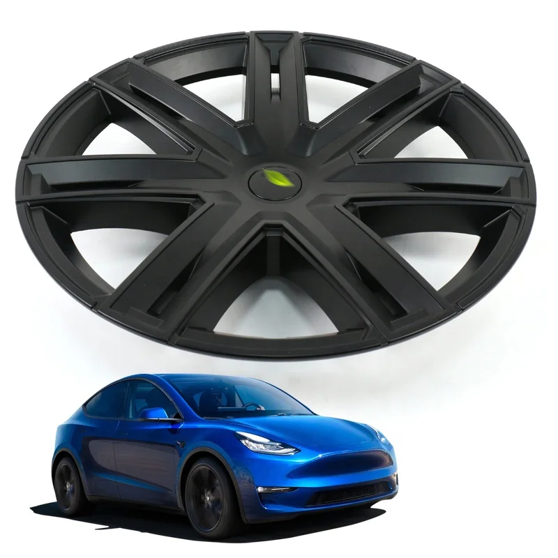 Factory Wholesale Durable ABS 19 Inch Thunder Type Wheel Hub Cover Protector Multiple Mute Design Wheel Cover For Model Y