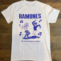 Men's Summer Ramone Do You Wanna Dance Cotton T-Shirt 90s Music Women's Short Sleeve