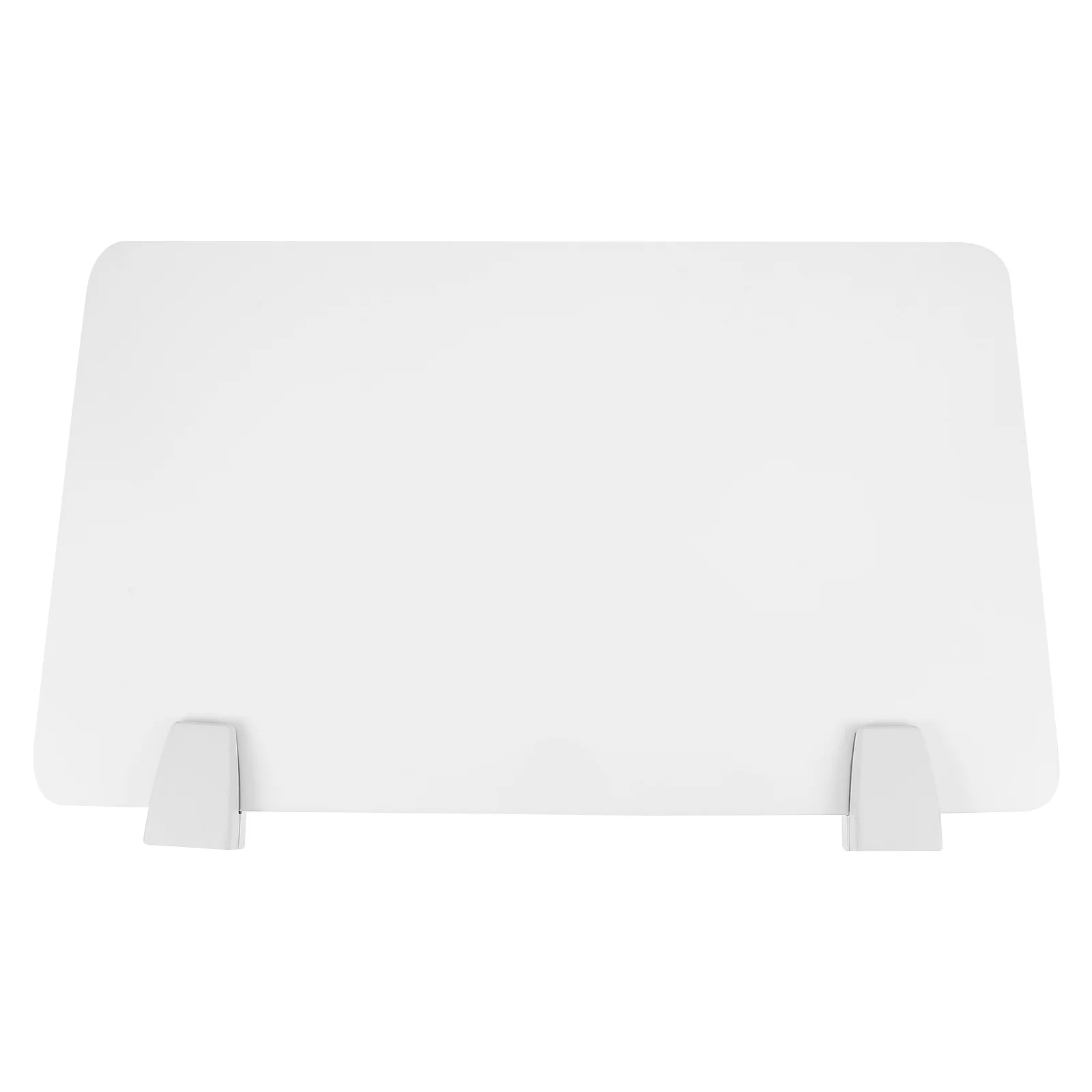 Divisorio da tavolo in acrilico per uso scolastico in ufficio Scheda divisoria per organizer per workstation con deflettore da scrivania bianco