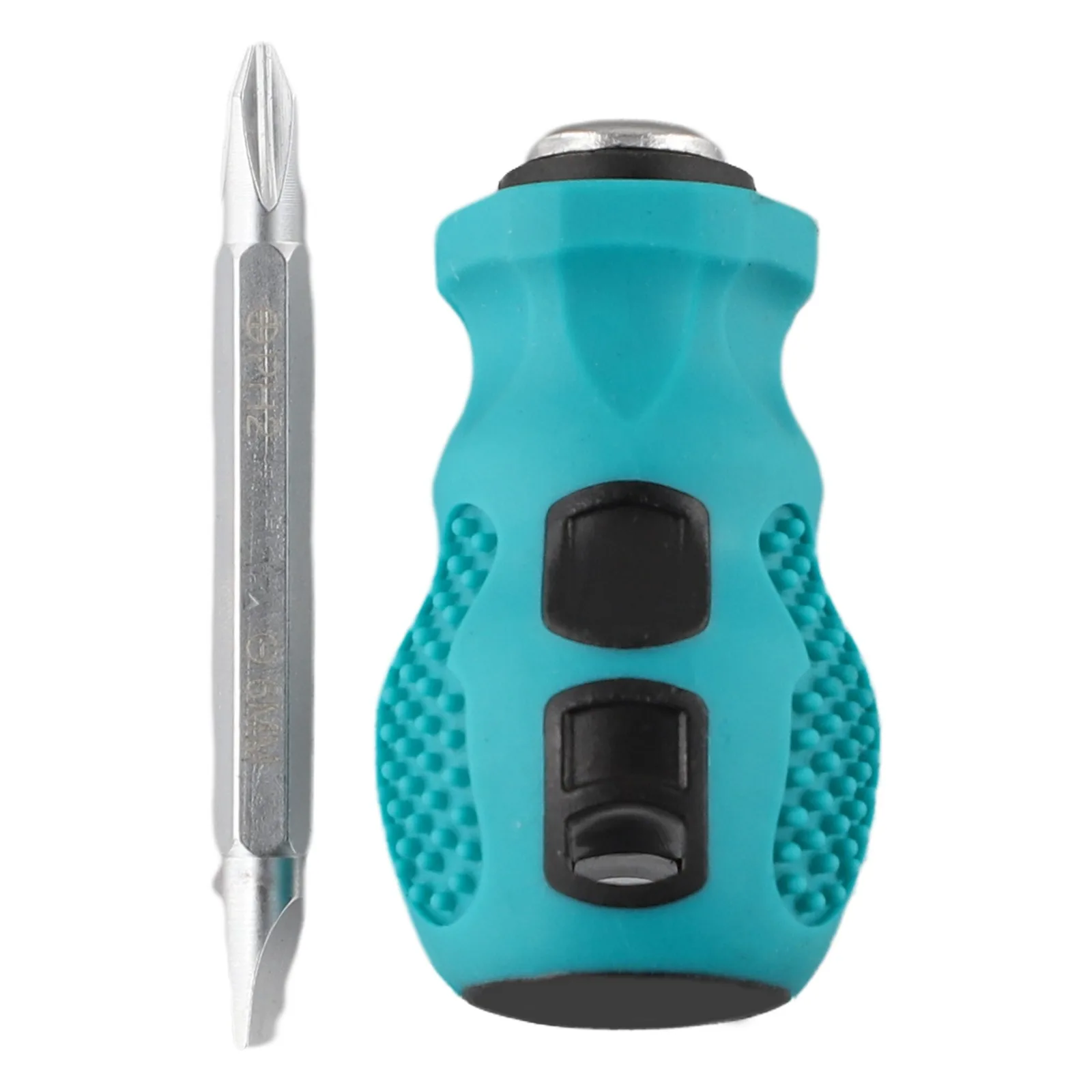

Magnetic Screwdriver Portable Slotted Convenient Cross Screw Double Head For Home Shop Good Toughnes Wear Resistance