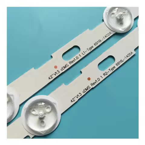 100% New 10pcs/Kit LED strips for L G TV 42LN5204 42LN5700 UH 42LN5400 UA LC420DUE SFR2 AGF78379401 42 V13 cDWS Rev1.0 1 L1 Type