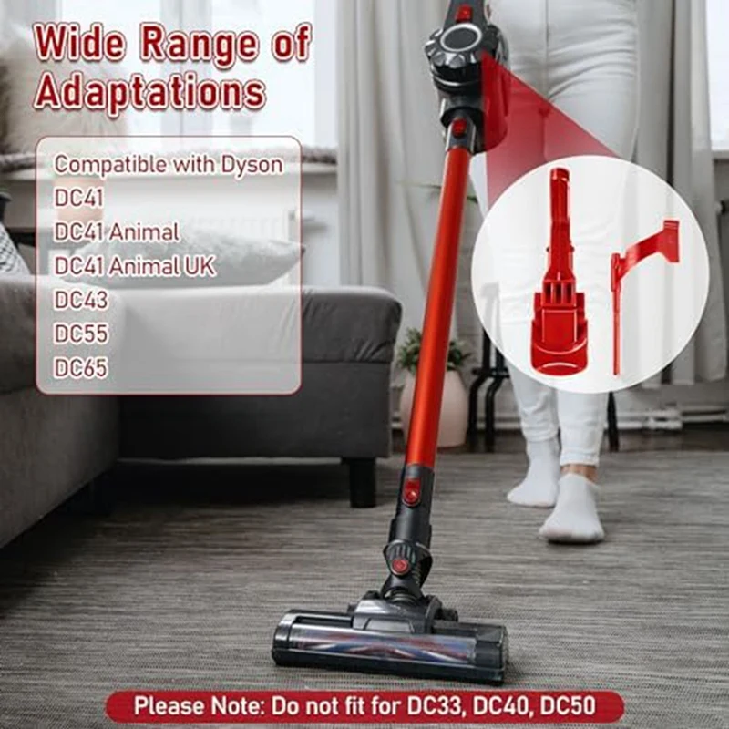 Klip Tangkap pelepas tombol kaleng merah vakum untuk Dyson DC41, DC41 hewan, DC41 hewan UK, DC43, DC55, DC65 Aksesori