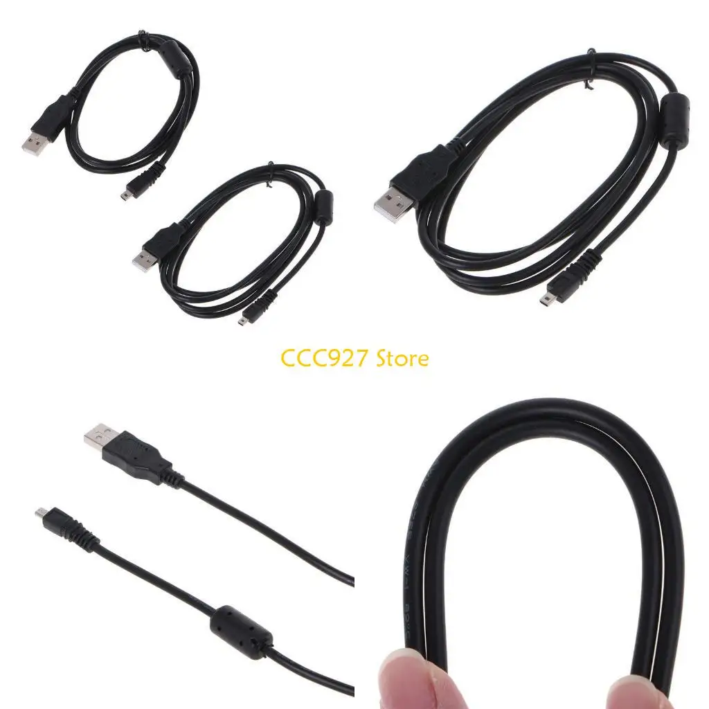 B03F 1M USB Data Cable Camera Data Pictures Video Sync Transfer Cables Cord Wire 8pin for Olympus FE Series Digital Camera