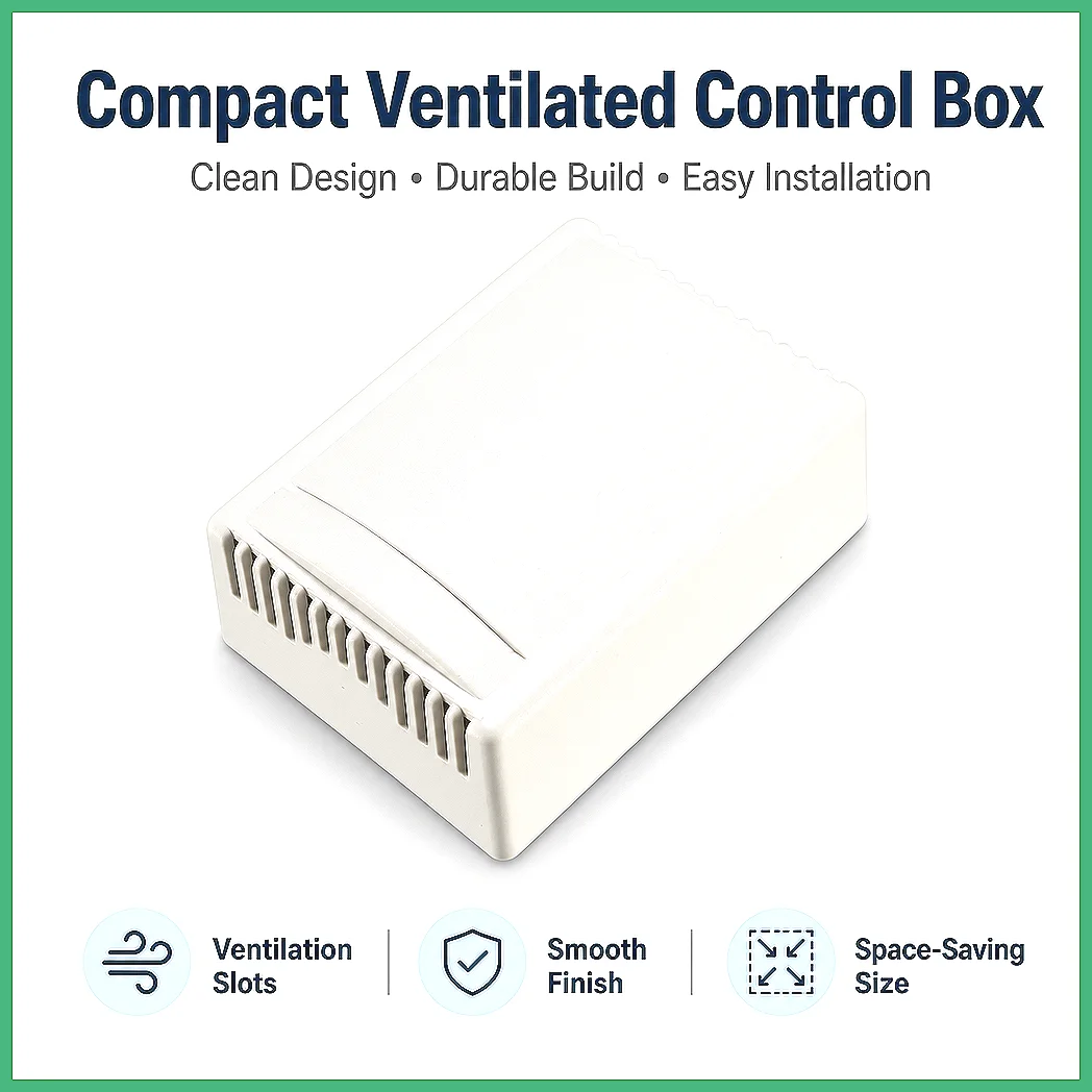 ABS Plastic Junction Box Dustproof Screw Cover 75x55x28mm DIY Electronic Instrument Enclosure Custom Cable Housing Case
