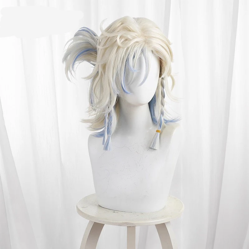 Identity V Amanda Gatiss Cosplay Wigs Adult 40cm Halloween Show Gatiss Amanda Cosplay Wig Heat Resistant Hair Party+ Wig Cap