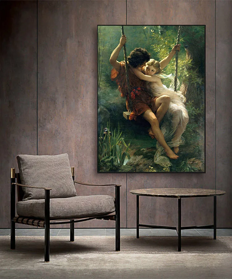 Boreas بواسطة جون ويليام Waterhouse امرأة سيرس إنفيديوسا ملصق طباعة صور فنية للجدران قماش اللوحة غرفة المعيشة ديكور المنزل