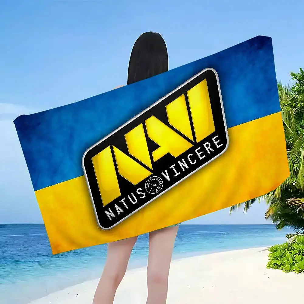 Navi Natus Vincere Microfiber Blanket Quick Drying Beach Towels Oversized Printing Super Absorbent Pool Towel Blanket