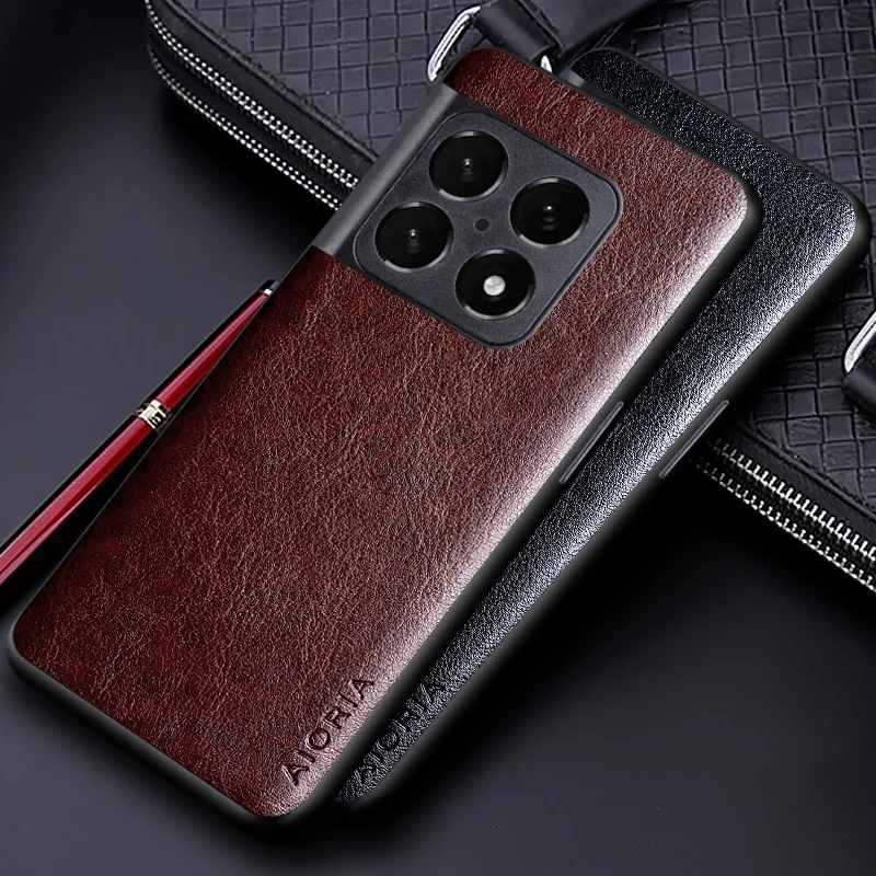Funda de cuero PU de lujo para Oneplus 10 Pro, 10T, 11, 5G, coque Business, diseño de color sólido, funda de teléfono para oneplus 10 pro