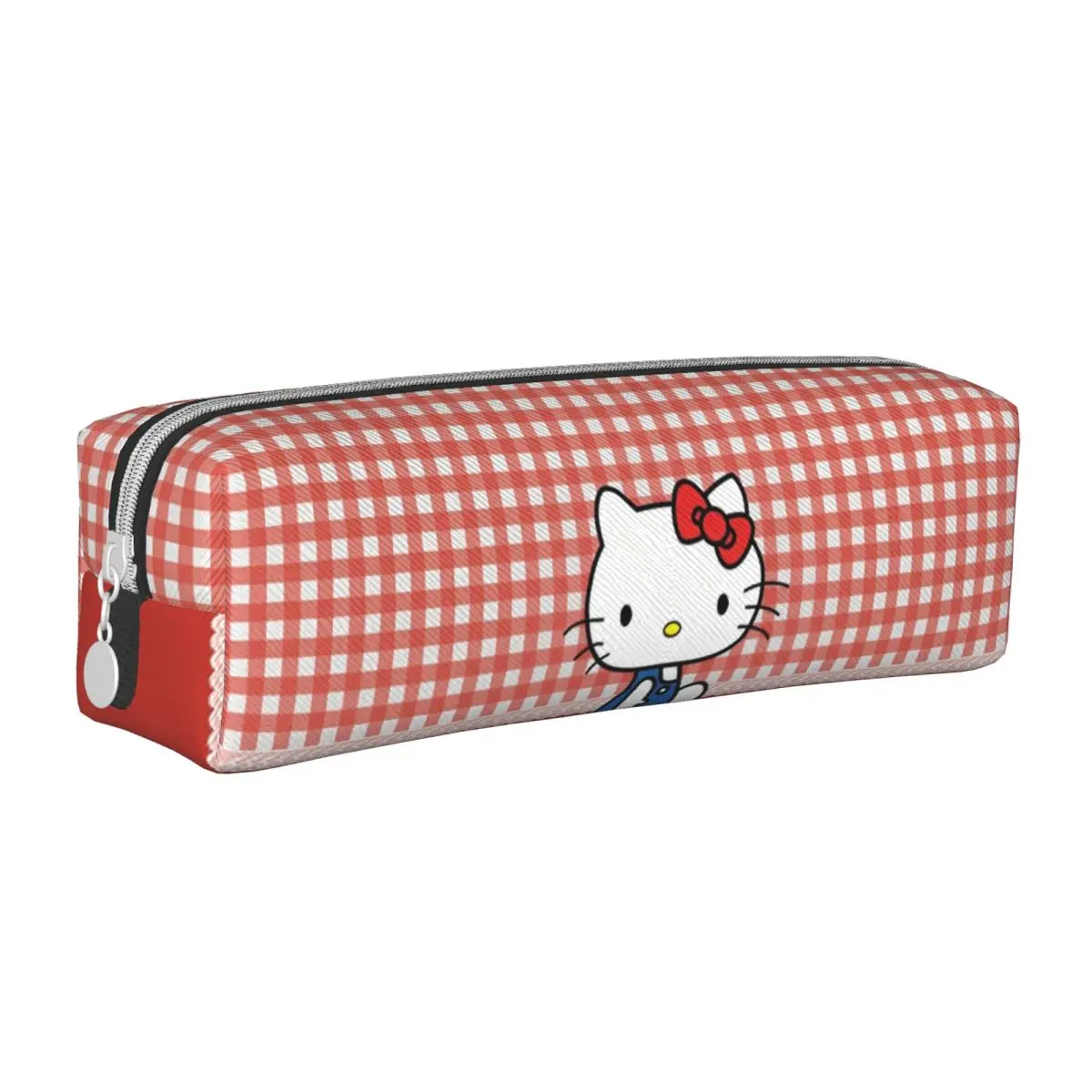

Пеналы с мультяшным рисунком Hello Kitty, пеналы с милым котом, коробка для ручек для студентов, вместительные сумки, школьные принадлежности, аксессуары на молнии