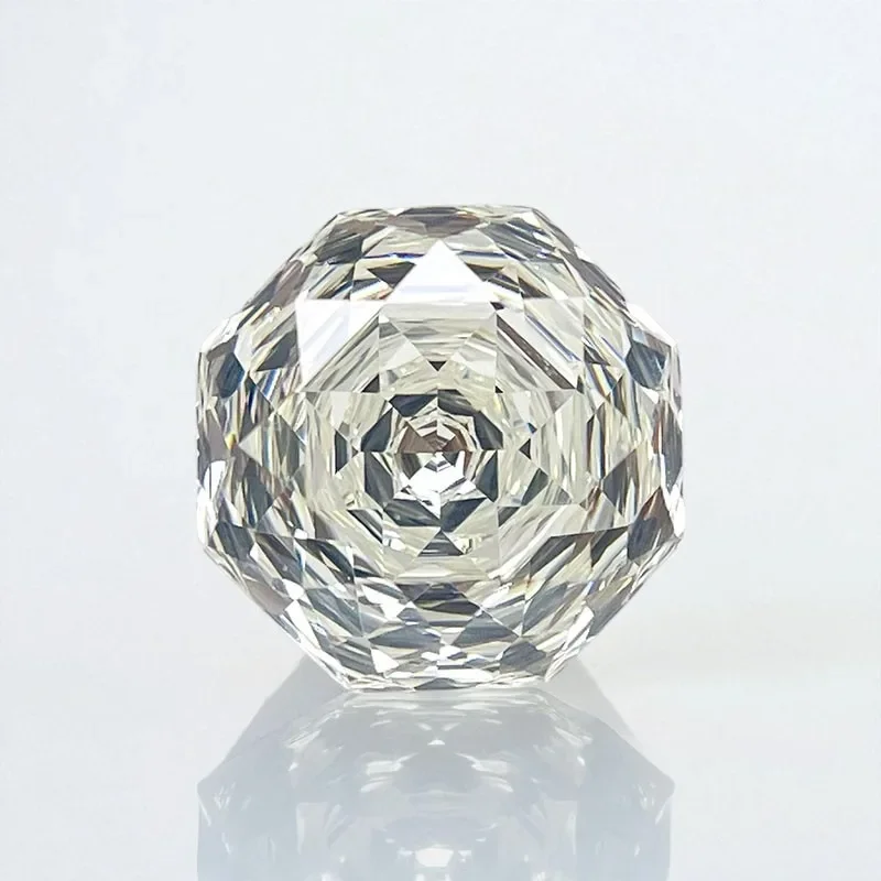 Top Quality Cubic Zirconia Stone Octagon Rose Cut G Color Loose Stones 6mm-8mm Used for DIY Charms Jewelry Making Main Materials