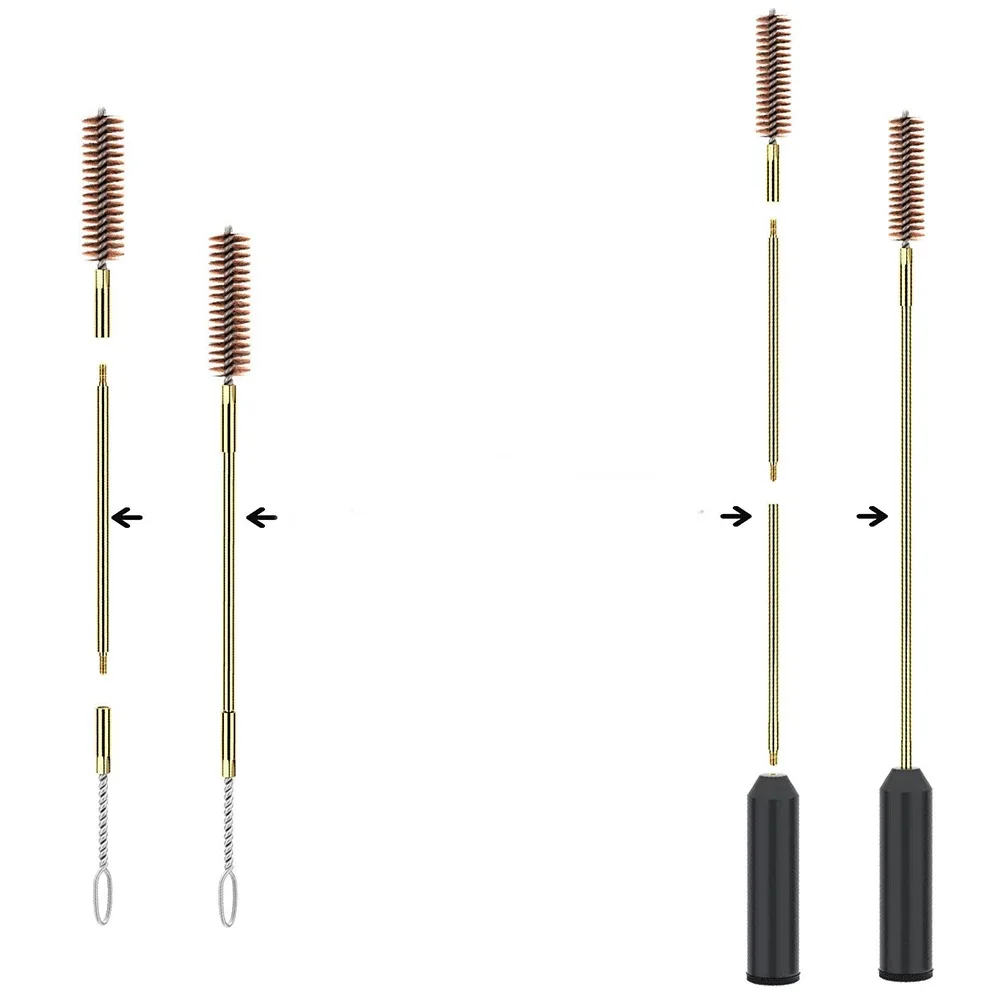 7-piece Pipe Brush/Pocket Mini Brush Set 9mm Pocket Size Pistol Cle