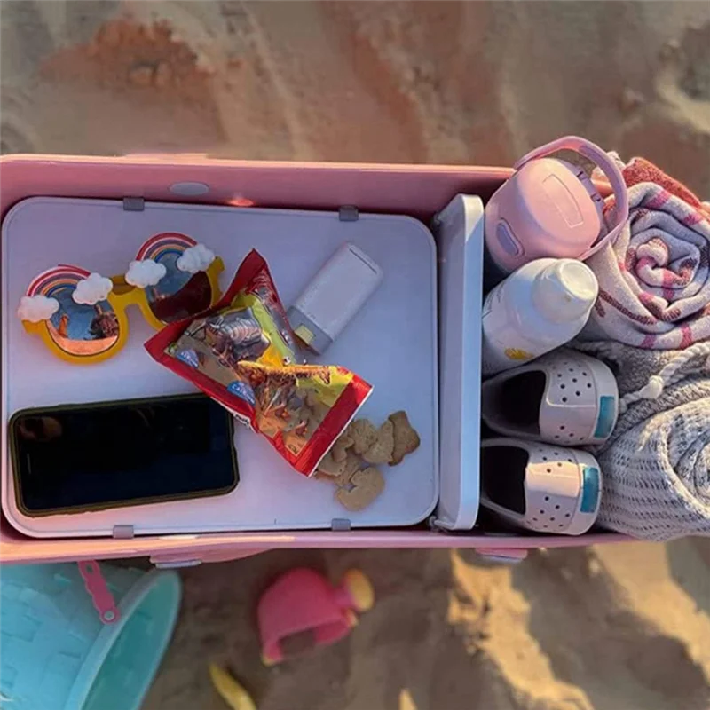 AB11-2Pcs Portable Dividing Tray For Bogg Bag Divider Tray Beach Bag Accessories White