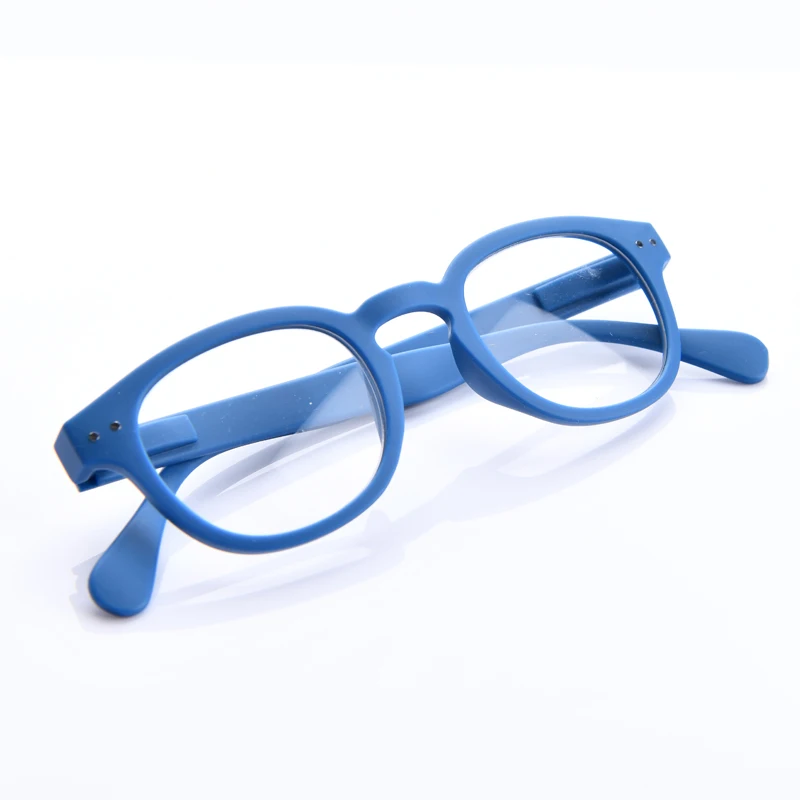 Fashion Round Reading Glasses Unisex Classic Presbyopia Eyeglasses Orange Blue Pink Eyewear Oversized Full Frame