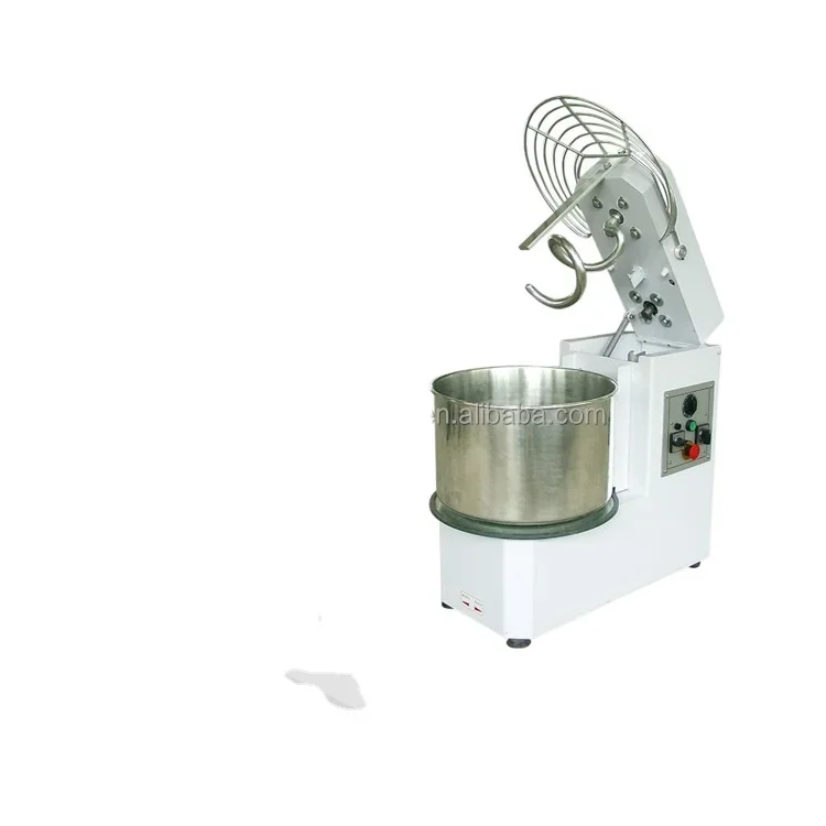 Kommerzieller 3-Phasen-Spiral-Teigkneter mit 2 Geschwindigkeiten, 38 kg, geeignet für Pizza, Gebäck, Brot, 2000 W, 53 l