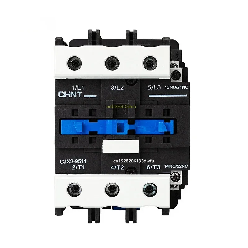 CHINT CJX2-9511 95A LC1D AC Contactor NO NC 3-Phase DIN Rail Mount Electric Power Contactor AC 24V 36V 110V 220V 380V