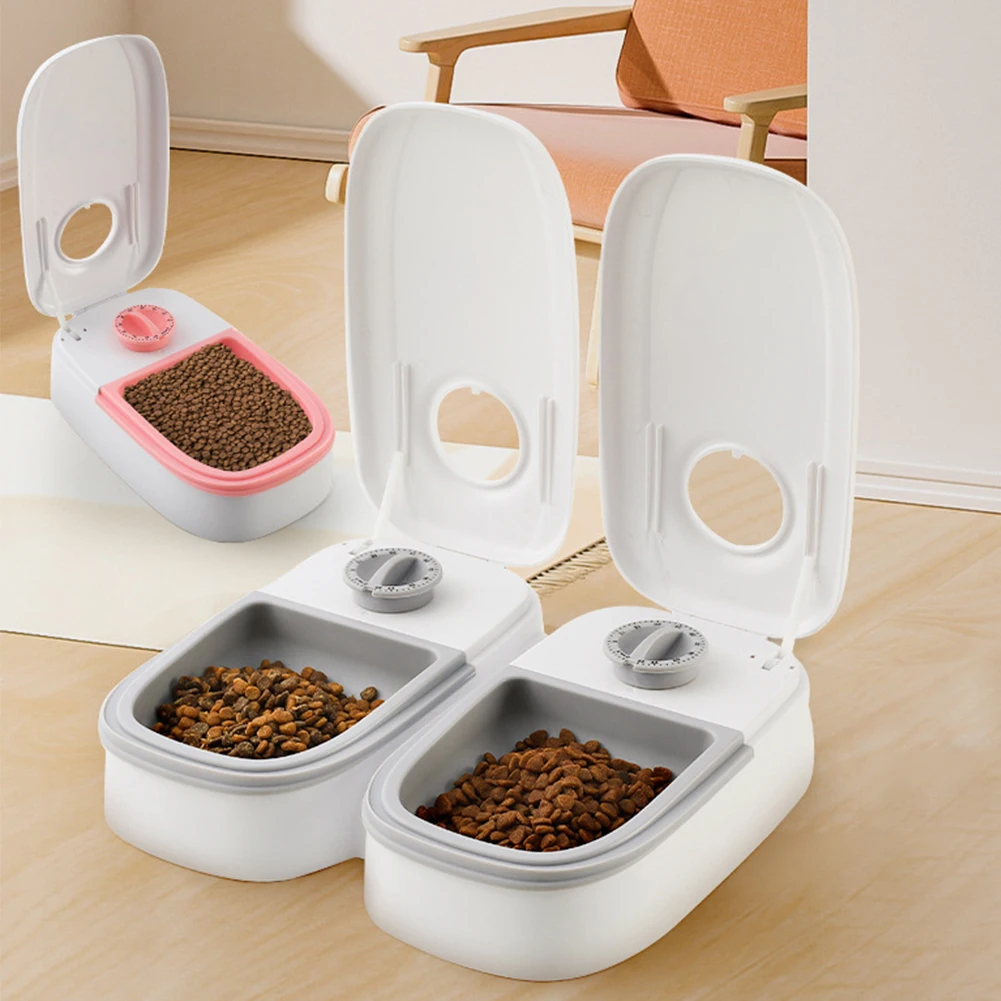

Pet Automatic Timing Feeder Cat Food Dispenser Smart Pet Dry Food Feeder with Timer Auto Dog Dry Food Dispenser for Cats Dogs