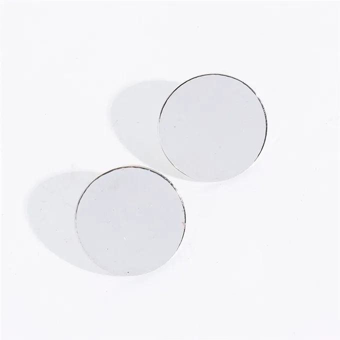 New Gold Color Glossy Round Earrings Hoop Smooth Earrings Simple Style Ears Clear Circle Charm Earrings For Women Jewelry