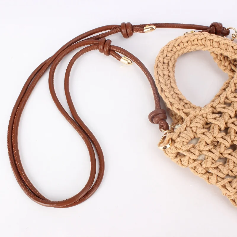 موضة حقيبة من القماش حقيبة يد نسائية عادية ورقة حبل نسج دلو حقائب السفر عطلة الشاطئ تنوعا لينة الملمس حقائب كروسبودي