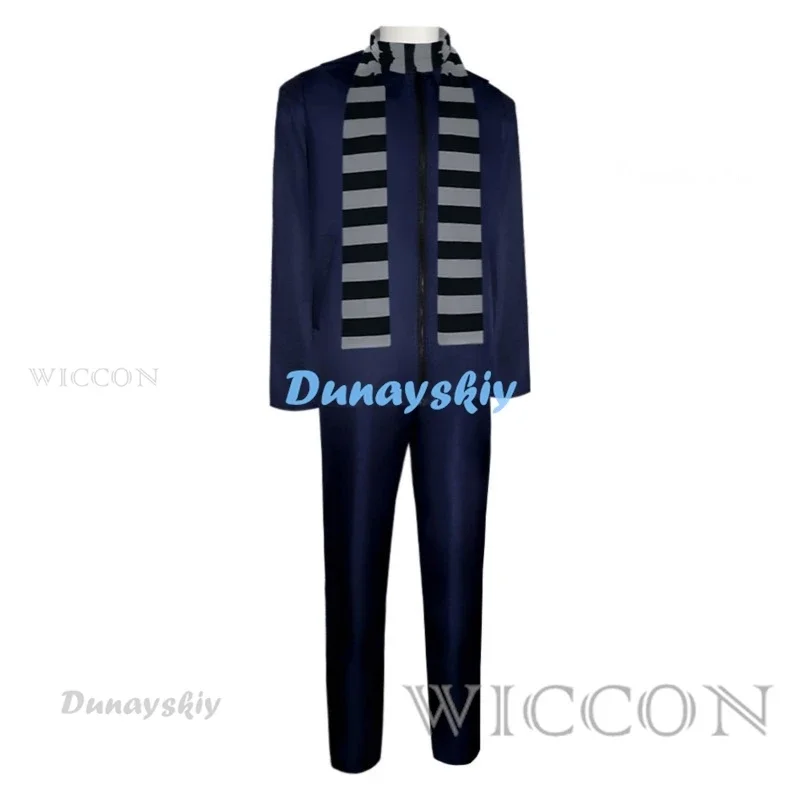 MN1 映画グルーコスプレ衣装コートパンツスカーフ男性男性変装ドレスアップパーティーファンタジー衣装ハロウィンカーニバル rolep9 * Jy